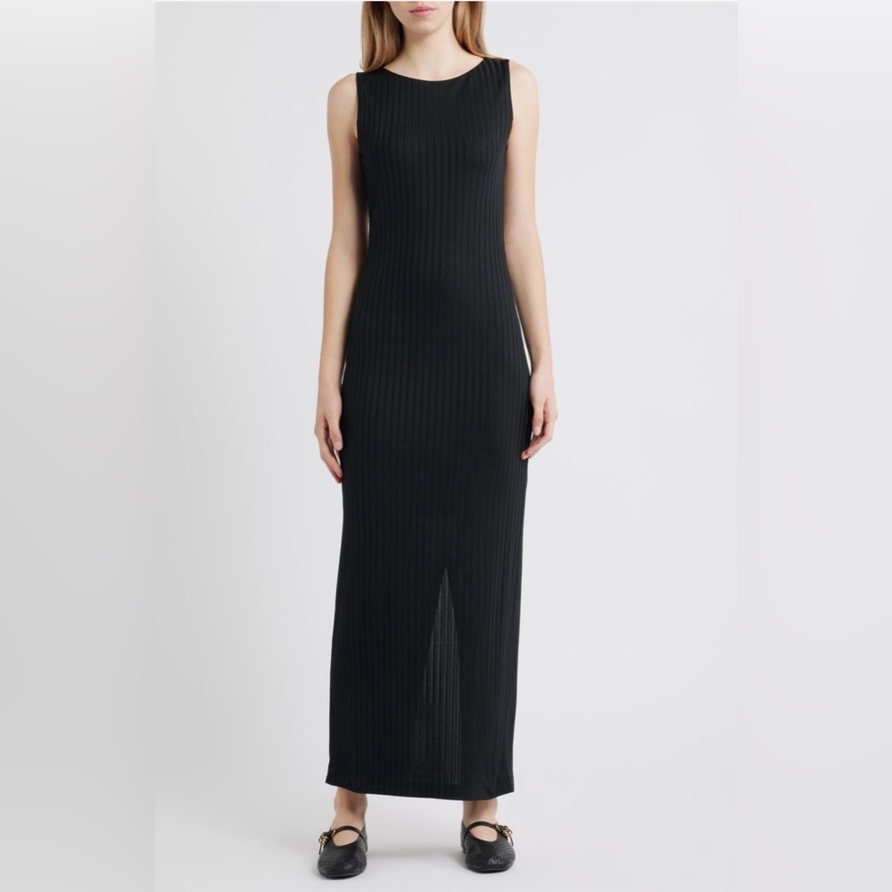 rag & bone Natalia Boat Neck Sleeveless Maxi Dress
